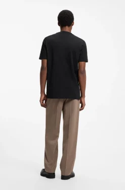 Cotton-jersey T-shirt with poker-chip print