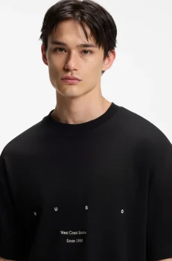 Cotton-jersey T-shirt with printed artwork