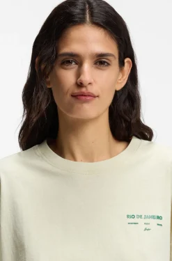 Cotton-jersey T-shirt with printed artwork