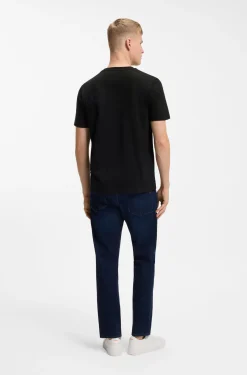 Cotton-jersey T-shirt with printed artwork