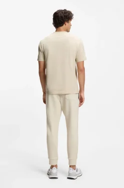 Cotton-jersey T-shirt with tennis-themed artwork