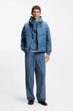 Cotton-terry hoodie with gradient logo