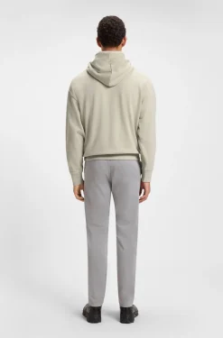 Cotton-terry hoodie with logo print