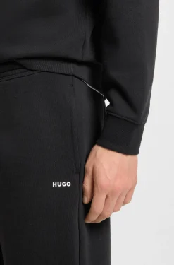 Cotton-terry shorts with logo print