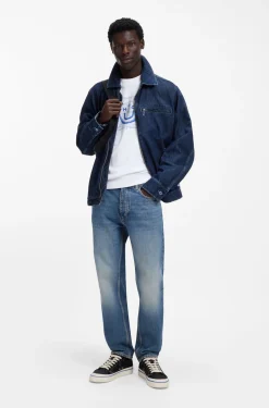 Cotton-terry sweatshirt with logo artwork