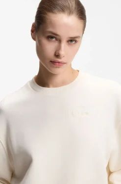 Cotton-terry sweatshirt with embroidered logo