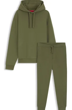 Cotton tracksuit set in a relaxed fit with logo