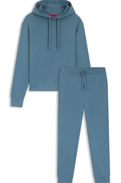 Cotton tracksuit set in a relaxed fit with logo
