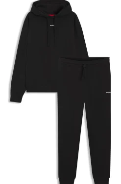 Cotton tracksuit set in a relaxed fit with logo