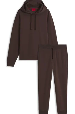 Cotton tracksuit set in a relaxed fit with logo