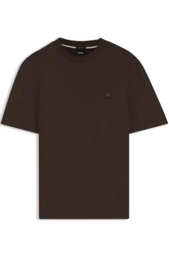 Cotton T-shirt with Double-B-monogram badge