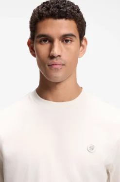 Cotton T-shirt with Double-B-monogram badge