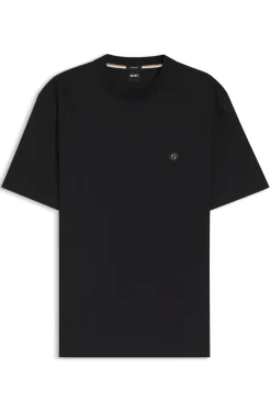 Cotton T-shirt with Double-B-monogram badge