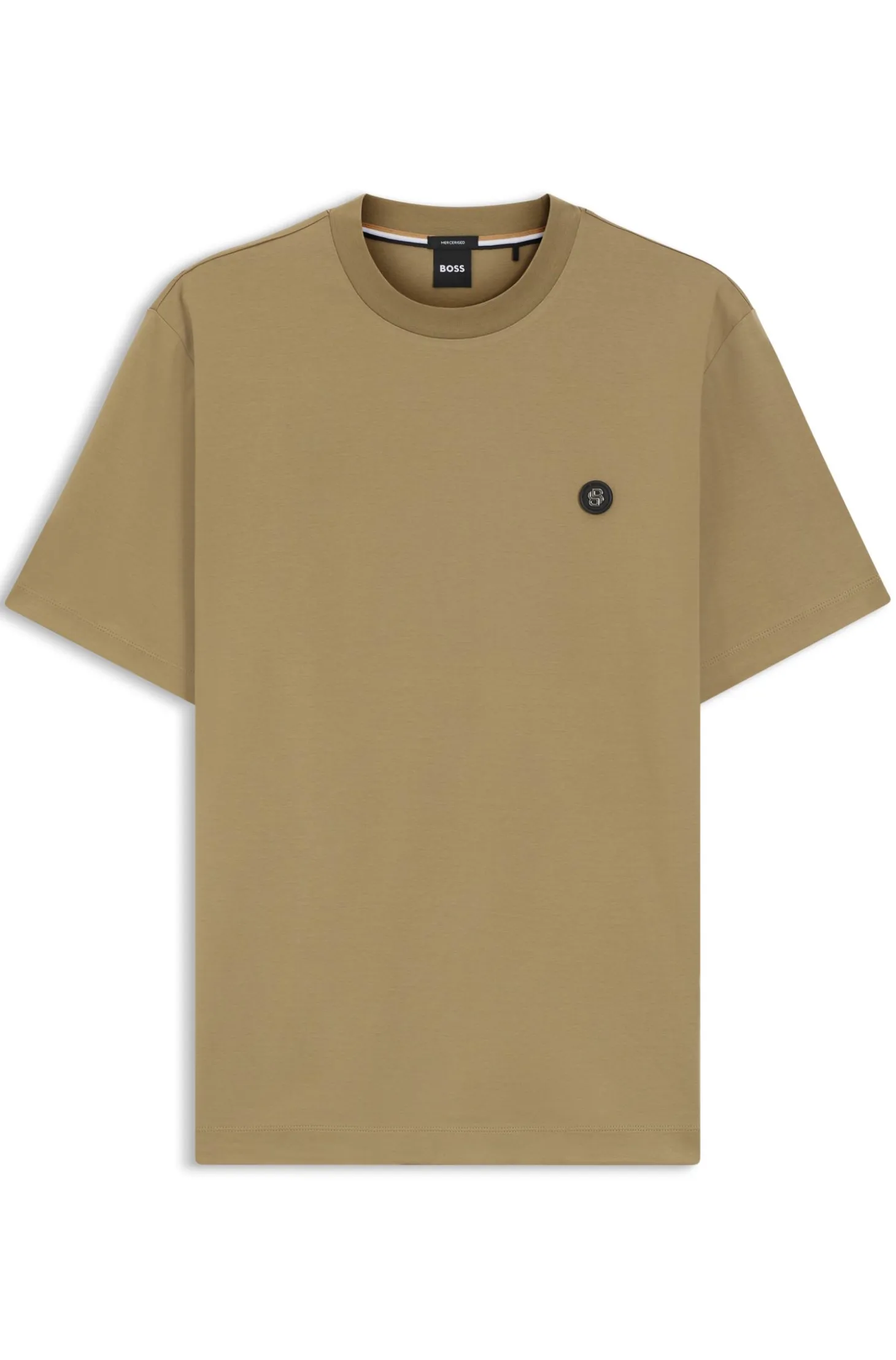 Cotton T-shirt with Double-B-monogram badge