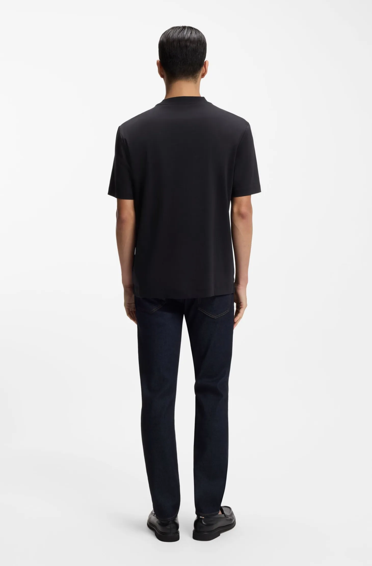 Cotton T-shirt with Double-B-monogram badge