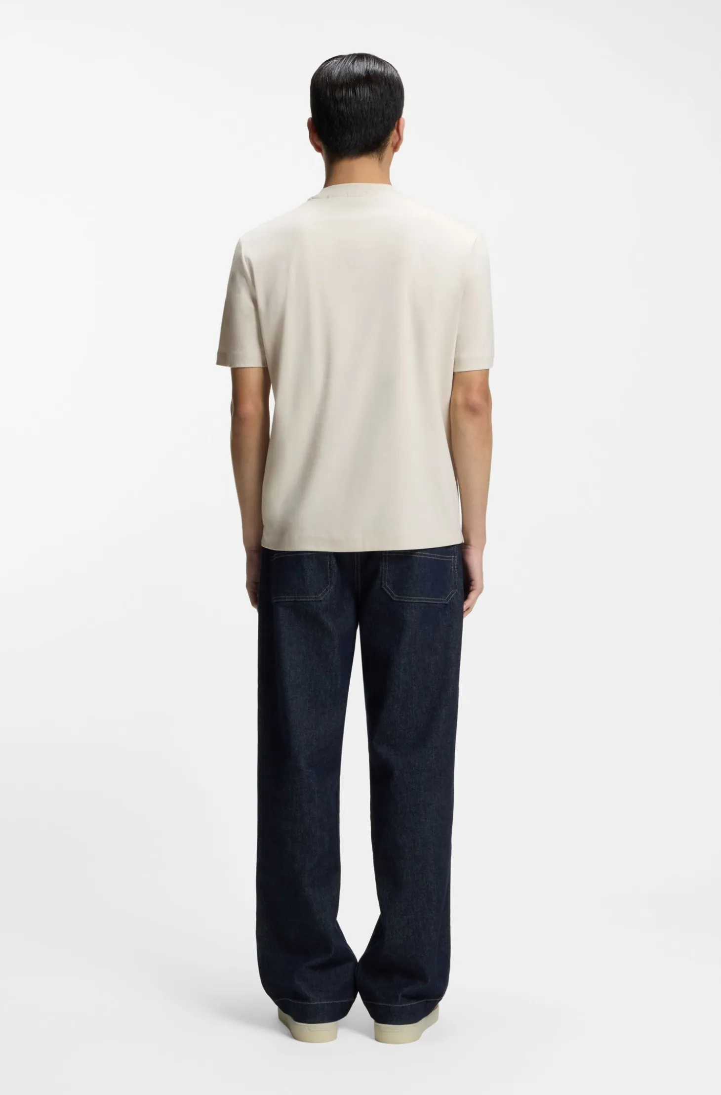 Cotton T-shirt with Double-B-monogram badge