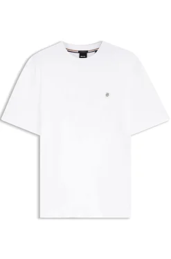 Cotton T-shirt with Double-B-monogram badge