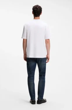 Cotton T-shirt with Double-B-monogram badge
