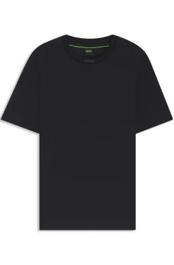 Cotton T-shirt with logo crew neck