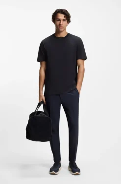 Cotton T-shirt with logo crew neck