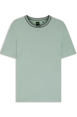 Cotton T-shirt with logo crew neck