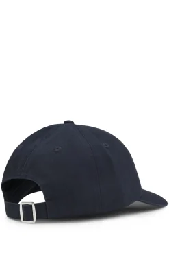 Cotton-twill cap with embroidered logo