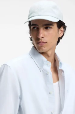 Cotton-twill cap with embroidered logo