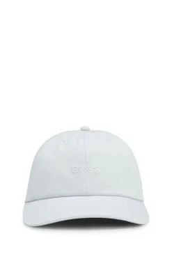 Cotton-twill cap with embroidered logo