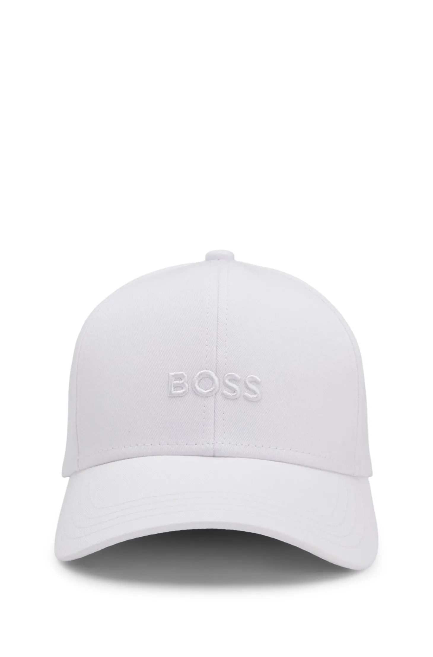 Cotton-twill cap with embroidered logo