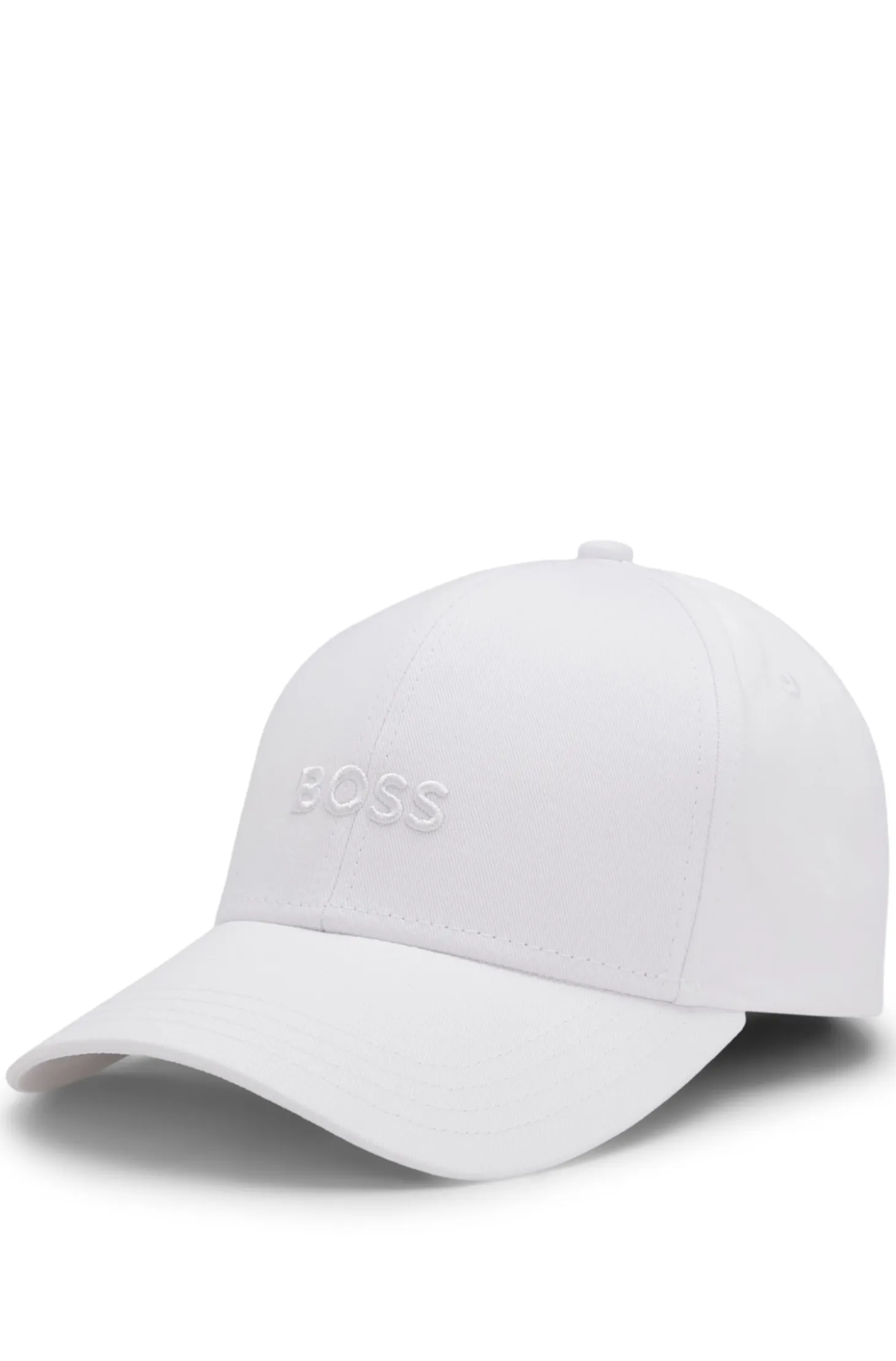 Cotton-twill cap with embroidered logo