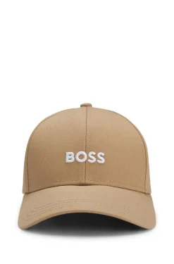 Cotton-twill cap with embroidered logo