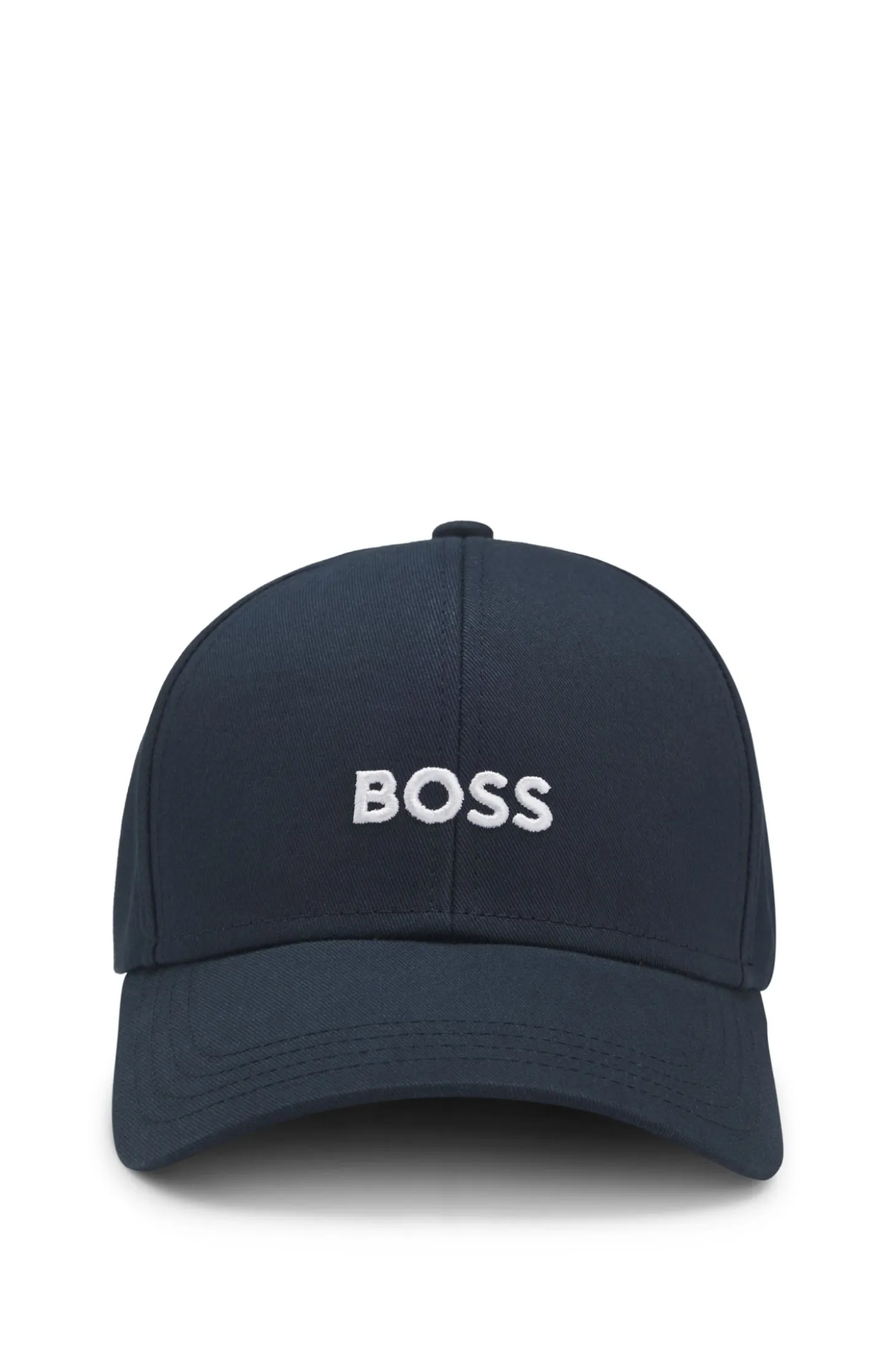 Cotton-twill cap with embroidered logo