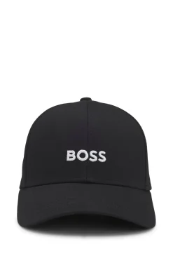 Cotton-twill cap with embroidered logo