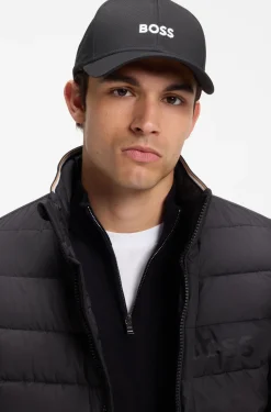 Cotton-twill cap with embroidered logo
