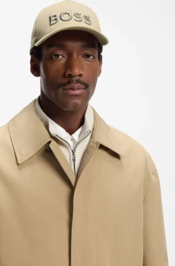 Cotton-twill cap with embroidered logo