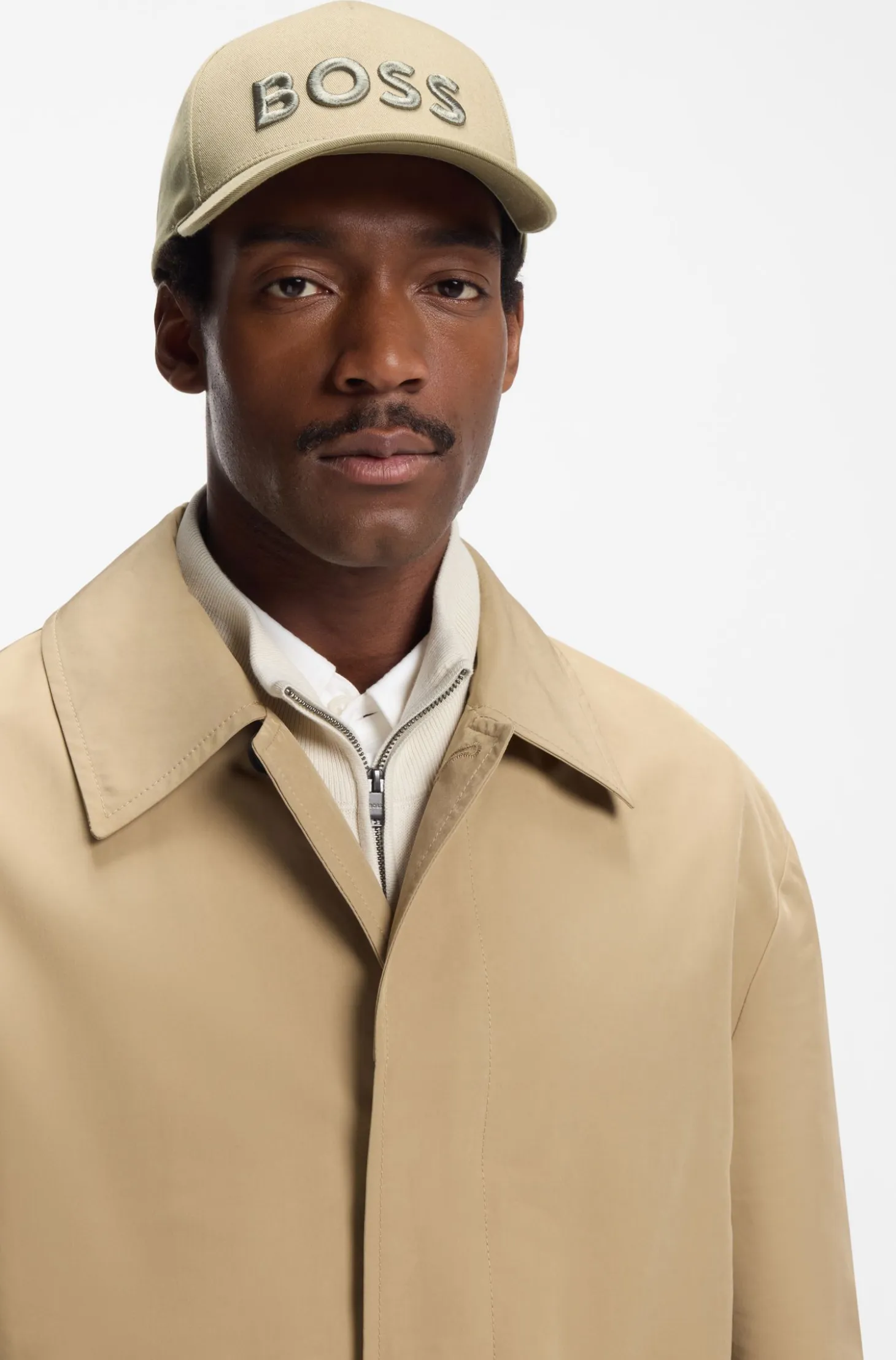 Cotton-twill cap with embroidered logo