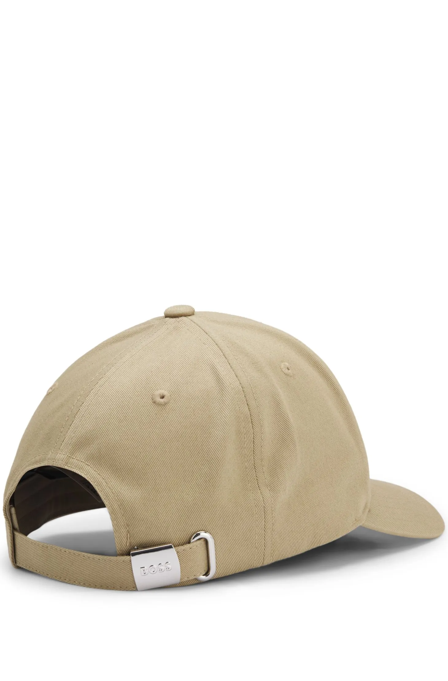 Cotton-twill cap with embroidered logo
