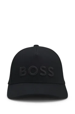 Cotton-twill cap with embroidered logo