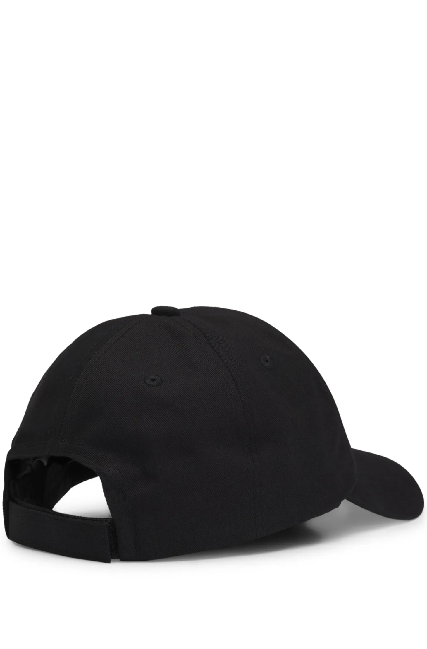 Cotton-twill cap with logo patch
