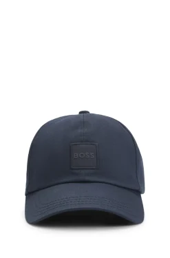 Cotton-twill cap with logo patch