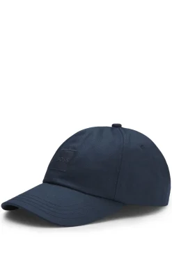 Cotton-twill cap with logo patch