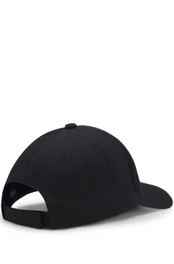 Cotton-twill cap with logo patch