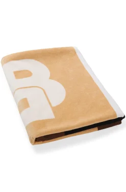 Cotton-velvet beach towel