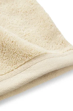Cotton wash mitt with embroidered logo