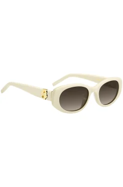 Cream-acetate sunglasses with Double B monogram