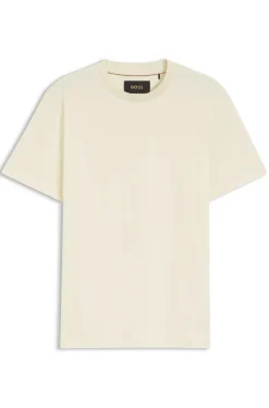 Crew-neck T-shirt in mercerised Supima cotton