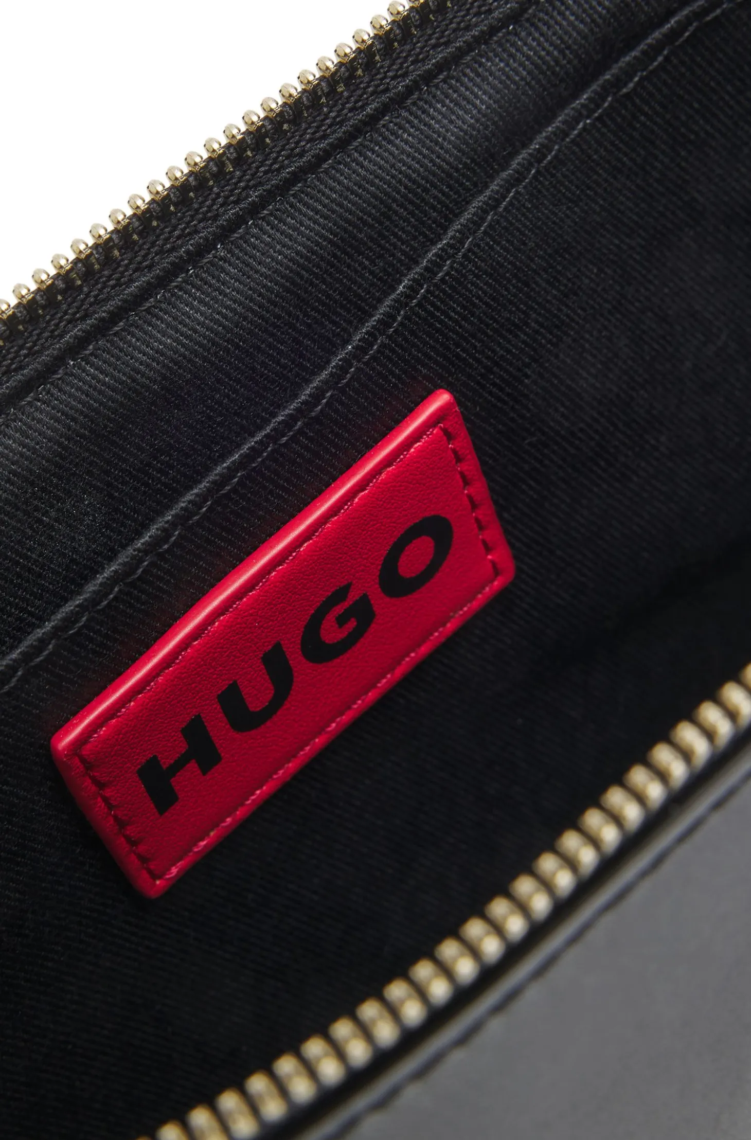 Crossbody bag with logo lettering