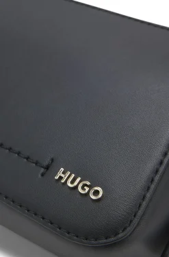 Crossbody bag with logo lettering