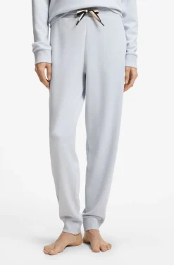 Cuffed tracksuit bottoms with signature-stripe drawcord