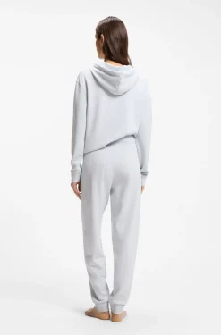 Cuffed tracksuit bottoms with signature-stripe drawcord